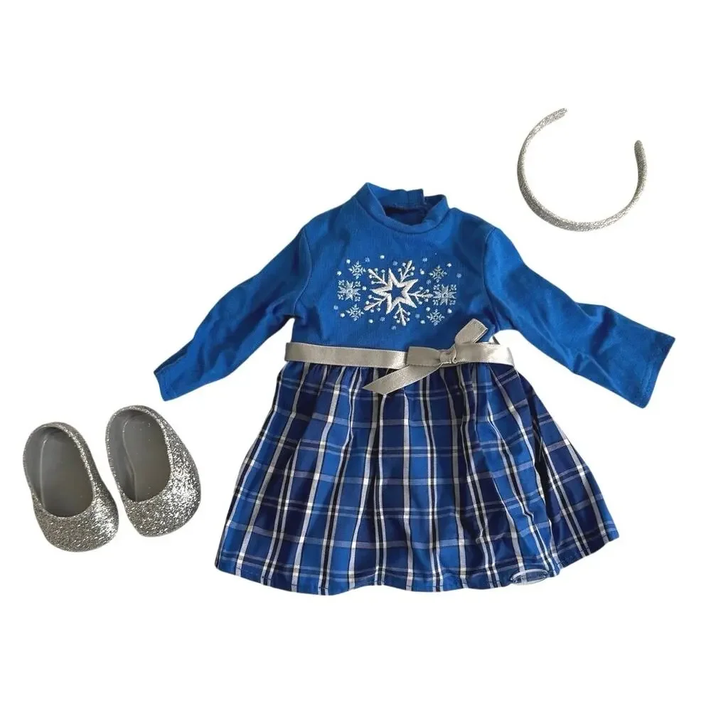 American Girl star and snow dress outfit DOLL NOT INCLUDED